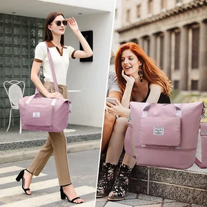Travel Duffel Tote Bag,Travel Weekender Overnight Bags Women Carry on Bags fo... - Picture 1 of 6