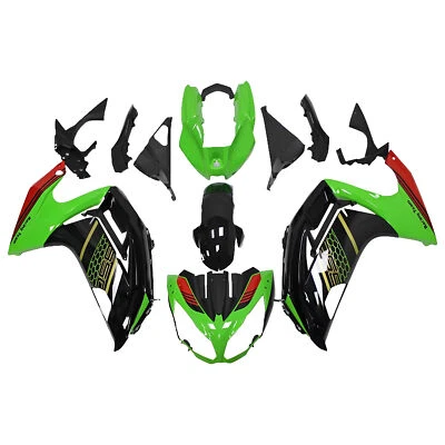 Kit de carenados para Kawasaki ER6F Ninja 650r 2012-2016 kit de carrocería ABS verde negro Foto 1 de 4