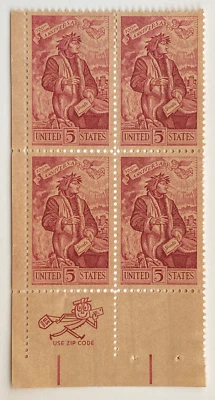 Scott #1268 Zip Block of Four - Free Shipping - Image 1 of 2