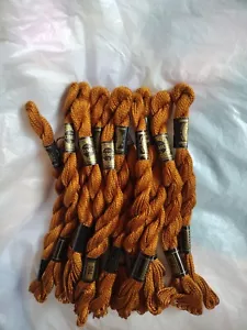 DMC 12 SKEIN GOLDEN BROWN Pearle Cotton #3 #780 15 M Needlepoint Article 115 - Picture 1 of 3