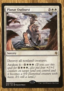 MTG Battle for Zendikar, Planar Outburst -- Light Played - Picture 1 of 2