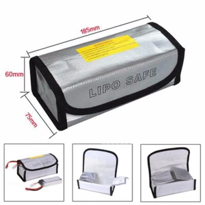 Zdf High Quality Glass Fiber Rc Lipo Battery Safety Bag Safe Guard Charge Sack - Picture 1 of 5