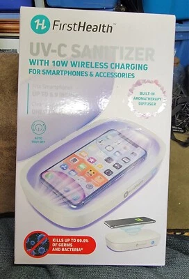 FIRST HEALTH UV-C 消毒器 适用于智能手机 FH 7014WH 全新开箱 - 前沿 — 第 1/4 张图片