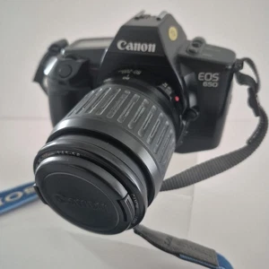 Canon EOS 650 35mm Camera with 2 lenses 80-200 & 35-70 - Picture 1 of 8