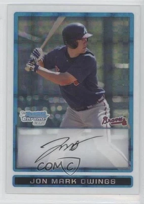 2009 Bowman Chrome Prospects X-Fractor /299 Jon Owings Jon Mark Owings #BCP47 - Image 1 of 2