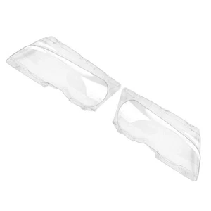1 Pair Clear Headlight Lens Covers Car Left Right ABS Headlights Clear Lens - Picture 1 of 24
