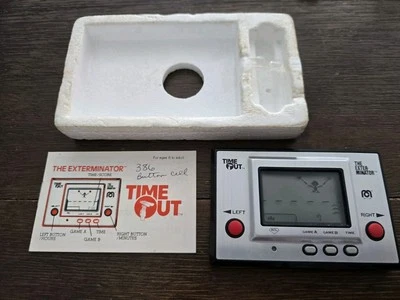 Игра и часы Mego Time Out The Exterminator для Nintendo - рабочие с Inst. & Вставка - Изображение 1 из 3