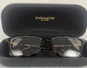Coach HC 6077 T 5120 tartaruga scura 53-15-135 montatura per occhiali include solo custodia - Foto 1 di 10