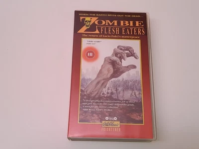 Zombie Flesh Eaters 1979 VHS UK PAL Video Lucio Fulci Zombi 2 Zombie Woodoo - Bild 1 von 4
