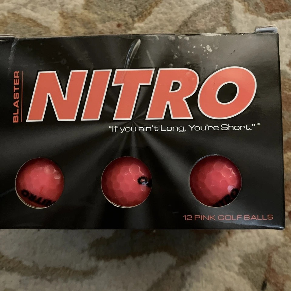 Pelotas de golf Nitro Blaster 12 rosas nuevas Foto 1 de 1
