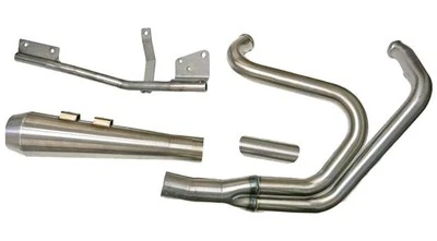Bassani Road Rage III Megaphone Stainless 2-into-1 Exhaust System (1X52SS) - Image 1 of 2