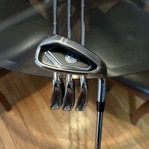 Hierros de golf Lazrus 4,6,8, palos PW flexibles regulares diestro acero - Imagen 1 de 9