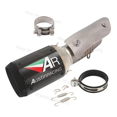 Silenciador de escape de carbono para Suzuki GSXR1000 2012-2025 sistema de tubo de enlace medio 51 mm Foto 1 de 4