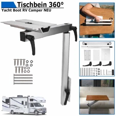 MNYKS-FB® Tischgestell Untergestell klappbar Bootstisch Abnehmbar Boot Wohnmobil Wohnwagen