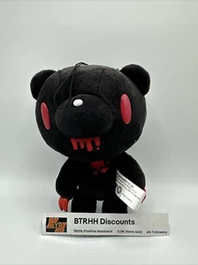Gloomy Bear Black/Red 8" Plush Mori Chack The Naughty Grizzly Anime Plush - Picture 1 of 9