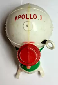 Vintage Antique 1967 Apollo 1 Plastic Wind-Up Space Toy Man-Capsule Wall Walker! - Bild 1 von 8