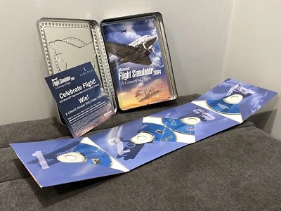 Microsoft Flight Simulator 2004: A Century of Flight  - PC Small Box Tin - Image 1 of 3