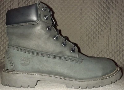 Timberland Junior Unisex Premium Black Suede Gum Nubuck Size US 7M - Image 1 of 4