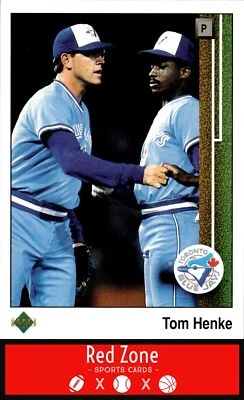 1989 Upper Deck - #264 Tom Henke NM Set Break. - Image 1 of 2