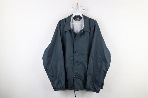 Giacca Coach Coach Vintage anni 70 Streetwear Uomo XL Invecchiato Foderato Blu USA