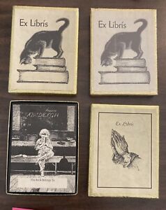 Antioch Bookplates Lot (146), Cats, Praying Hands, Schoolroom