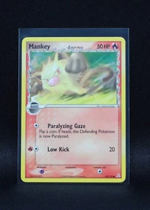 Mankey 70/110 - EX Holon Phantoms - NON-Holo Common Pokemon Card - NM - Picture 1 of 2