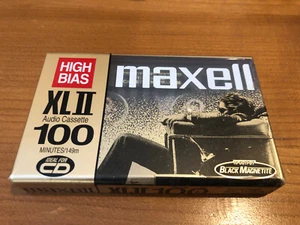 New Sealed Maxell XL II  High Bias  100 Minute Type 2 - Picture 1 of 5
