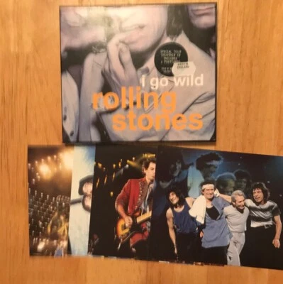 Rolling Stones I Go Wild UK CD Single With 4 Postcards See Pics! - Image 1 of 4