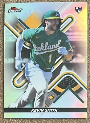 Kevin Smith 2022 Topps Finest Refractor Rookie #45 Parallel Oakland Athletics RC - Image 1 of 2