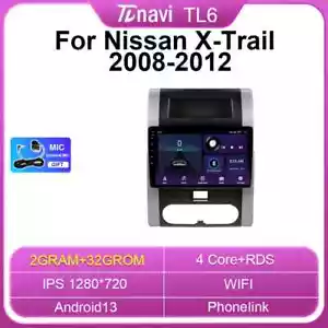 Radio de coche multimedia Android reproductor de video pantalla GPS para Nissan X-Trail 2008-12 - Imagen 1 de 32