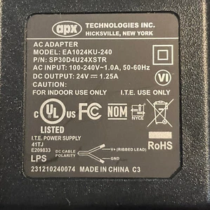 24V DC 1.2A Power Supply US Plug - Picture 1 of 6