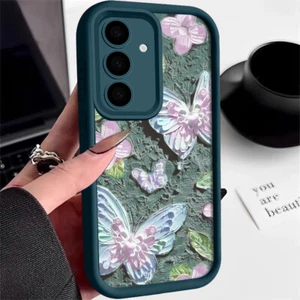 For Samsung Galaxy Series - Butterflies Silicone Soft Mobile Phone Case Cover - Picture 1 of 19