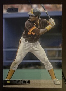 2021 Topps Stadium Club Tony Gwynn #24 Black Foil San Diego Padres