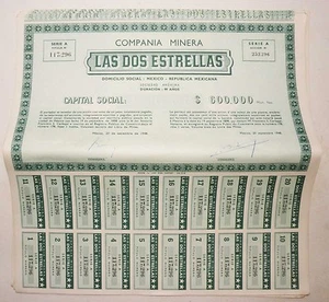 lot de 3 Actions ancienness - Cie  Las dos Estrellas ( 785 ) - Picture 1 of 2
