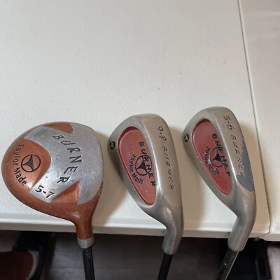 TAYLORMADE K-50 BURNER JR. Set of ( 3) Clubs 1/3 Wood 5-7 Iron 5-6 iron 9-P - Image 1 of 4