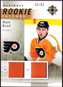 2011-12 Ultimate Collection Ultimate Rookie Patches #URJMR Matt Read  /65 MINT