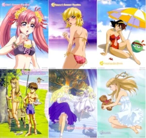 16 pcs pencil board shitajiki set Gundam seed wing Z Relena Lacus Cagalli Sayla - Picture 1 of 12