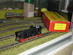 Trix Express - 262 - Rangier Diesellok V36 257 - schwarz - DB - - Bild 1 von 3