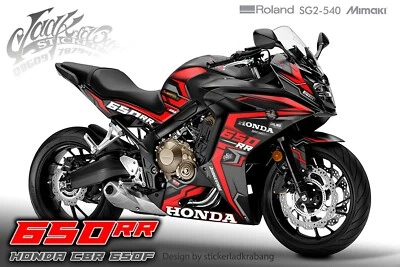 Graphics Decal Kit Wrap Compatible with Honda 650F 2015-2018 / 650RR - Image 1 of 4