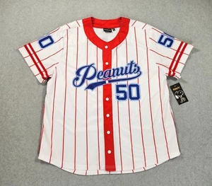 Peanuts Snoopy Baseball Jersey Good Grief Athletic Club Size XXL Shirt Top NWT - Picture 1 of 13