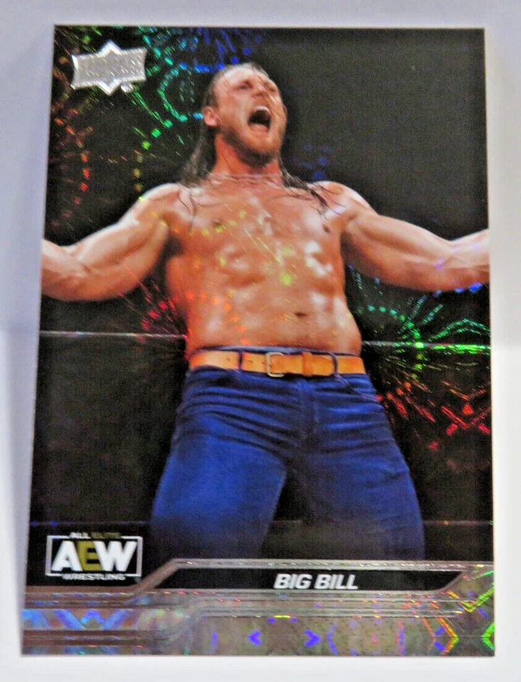 AEW Upper Deck 2024 Big Bill Pyro #43 Parallel Base Card Wrestling - Image 1 of 3
