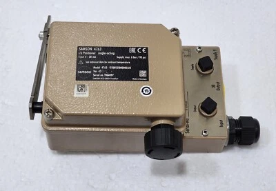 SAMSON 4763-01100121000000.05 4763 4-20mA I/P POSITIONER 6bar - Image 1 of 4