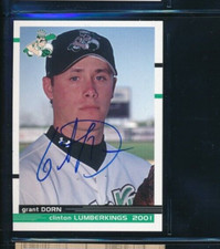 2001 Grandstand #41 Grant Dorn Lumber Kings Signed Autograph (DO48) SWSW6