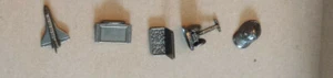 5 Metal Mover Token von 2007 Monopoly ELECTRONIC BANKING Brettspiel - Bild 1 von 1
