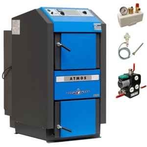 Paket Scheitholzkessel Atmos DC40GSE 40,0 kW ohne Speicher - Bild 1 von 3