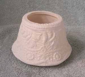Bisque Ornate Ceramic Lamp Component - fired to 04, ready for glaze or paint - Bild 1 von 5