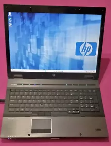 HP 8740w elitebook laptop I7-740qm 1.73-2.93Ghz 16GB ram 512GB SSD NVIDIA K3100M - Picture 1 of 12