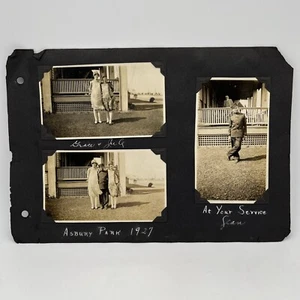 Asbury Park 1927 afroamericano hombre negro mayordomo sirviente de colección 3 fotos efímero - Imagen 1 de 13
