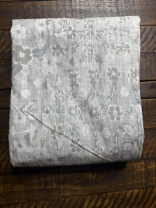 West Elm Shae Cotton Duvet Cover Ash · King/Cal. King NWOT - Picture 1 of 3