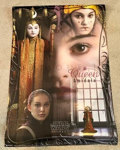 STAR WARS Episodio 1 QUEEN AMIDALA Poster Montaggio 1999 NATALIE PORTMAN 24" X 36" - Foto 1 di 8